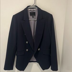 Banana Republic Navy Blazer with Silver Buttons